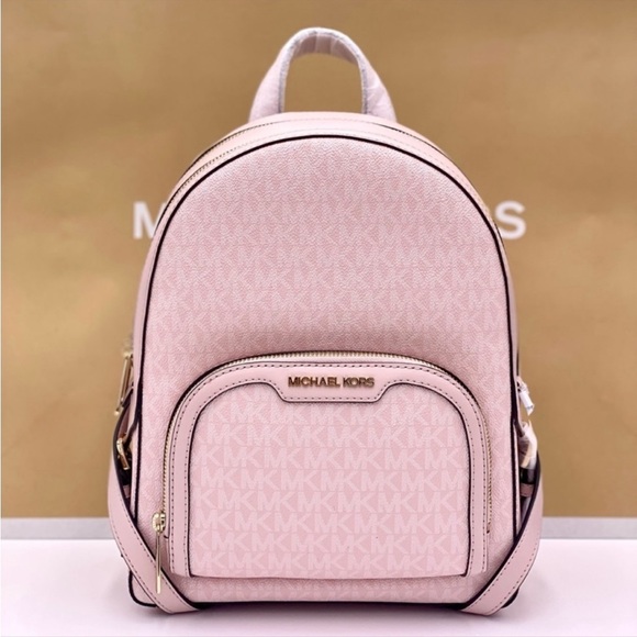 Michael Kors Handbags - MICHAEL KORS
JAYCEE MEDIUM
ZIP PACKED BACKPACK LIGHT
POWDER BLUSH PINK